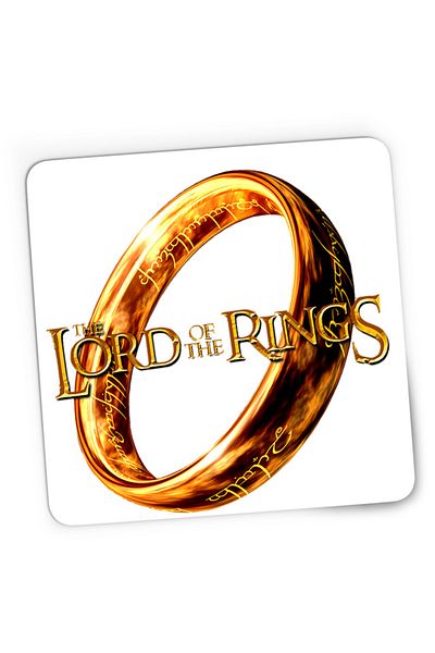 OEM Mousepad Gaming Lord of the Rings Logo Runes Language Elf Creatures, 21x19 см