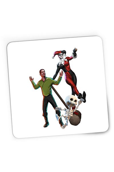 OEM Mousepad Gaming Star Trek Joker Woman Skeleton Clash Royale Scared Balance, 21x19 см