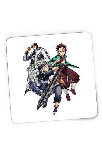 OEM Mousepad Gaming Black Clover Asta Kimetsu no Yaiba Tanjirou JoJo Anime, 21x19 sec