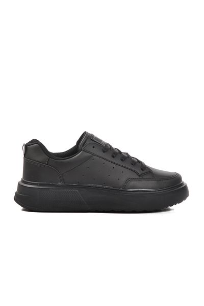 AYK'S Black Genuine Leather Women's Sports Shoes 148 g