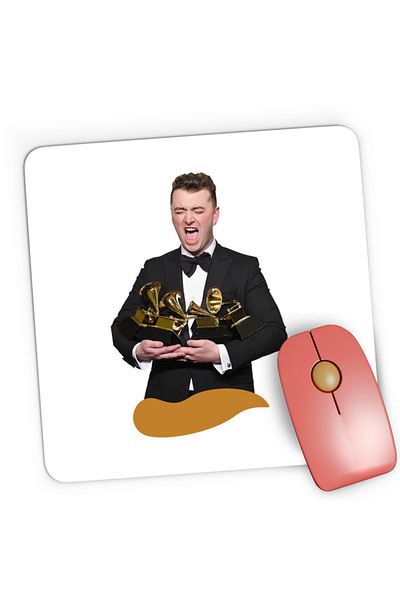 OEM Mousepad Gaming Sam Smith Grammy Awards Music Songs Happy Funny, 21x19 см
