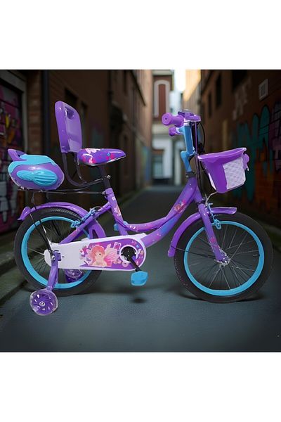 rexa 16-Inch Kids Bicycle – Sturdy Beginner Bike with Training Wheels