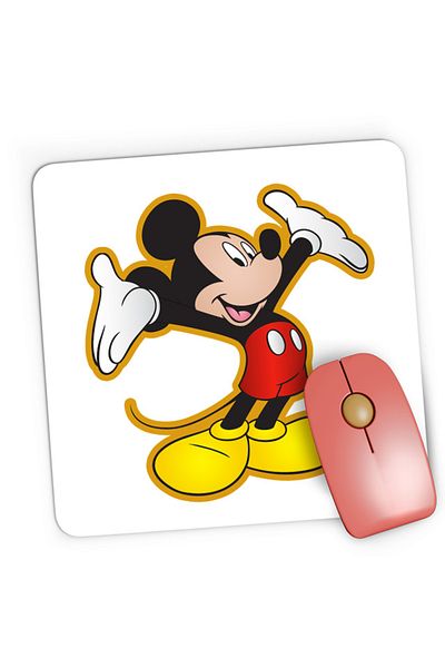 OEM Mousepad Gaming Mickey Mouse Happy Disney Land Animals Goofy, 21x19 см