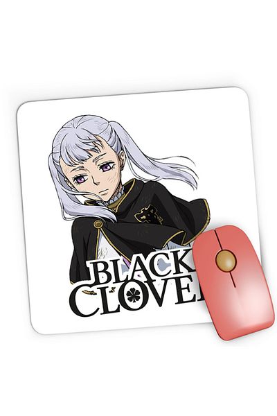 OEM Mousepad Gaming Black Clover Noelle Silver Princess Action Pony Tail, 21x19 см