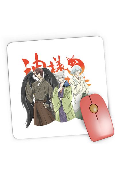 OEM Mousepad Gaming Kamisama Kiss Tomoe Kurama Desene Anime, 21x19 см