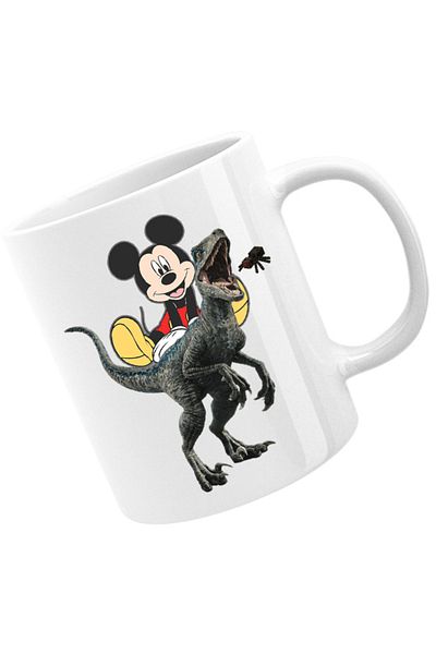 OEM Cana Jurassic Park Mickey Mouse Minecraft Spider Eat, alba, 330 ml