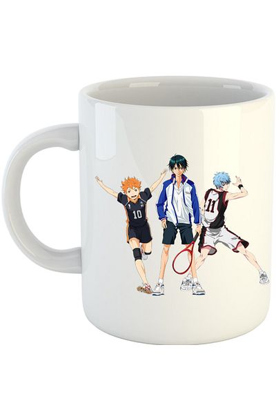 OEM Cana Prince of Tennis Ryouma Kuroko Haikyuu, white, 330 ml