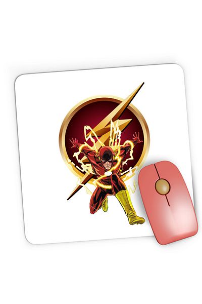 OEM Mousepad Gaming Flash Speed Lightning Struck Barry Allen Cosplay Logo, 21x19 см