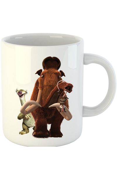 OEM Cana Ice Age Mammal Carnivoran Scrat Steffie Rat Hello, alba, 330 ml