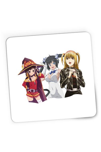 OEM Mousepad Gaming DanMachi Hestia Konosuba Megumi Death Note Mass, 21x19 см