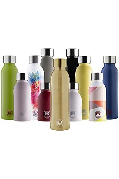 BUGATTI B Bottles Twin Insulated 18/10 Stainless Steel Water Bottle for Cold and Hot Water - Gold