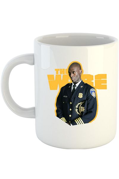 OEM Cana The Wire Lt. Cedric Daniels Lance Reddick Army Drama, alba, 330 ml