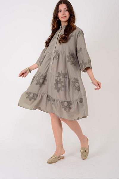 Park Moda 23045 Sun Raised Short Dress