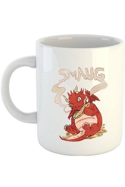 OEM Cana Lord of the Rings Dragon Gold Happy Cartoon Medieval, alba, 330 ml