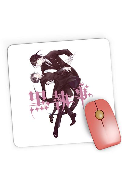 OEM Mousepad Gaming Black Butler Sebastian Ciel Toboso Yana, 21x19 см