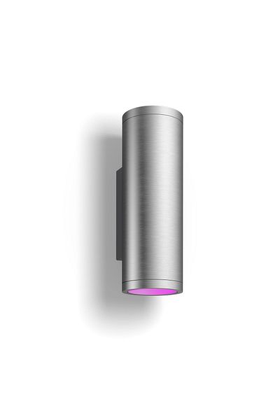 Philips Hue WCA Appear Outdoor Wall Lantern, Inox | Philips Hue