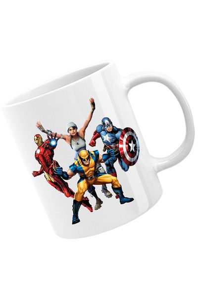 OEM Cana Fortnite Superheroes Marvel DC Super Powers, alba, 330 ml