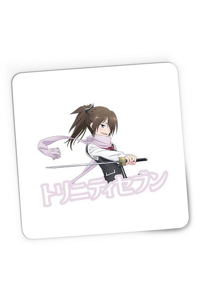 OEM Trinity Seven Kazama Levi Samurai Japan Anime Otaku Gaming Mousepad, 21x19 cm