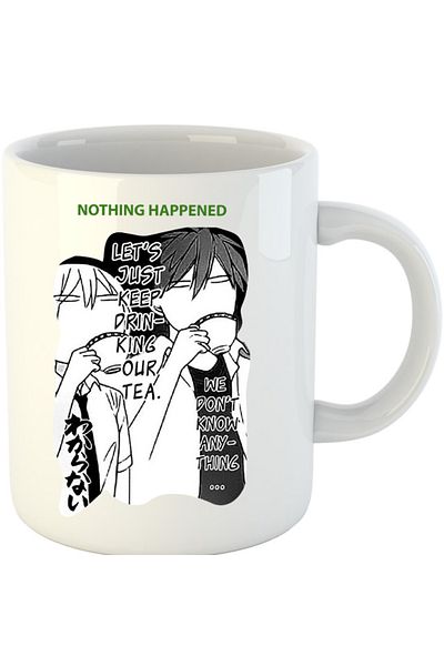 OEM Cana Oresama Teacher Kurosaki Saeki Takaomi Tea Nothing, alba, 330 ml