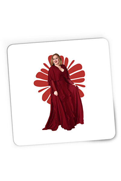 OEM Mousepad Gaming Adele Flowers Long Dress Ceremony Popular Music, 21x19 см