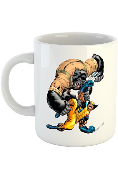 OEM Cana X-men DC Comic Books Fight Gorilla Claws Muscles, alba, 330 ml