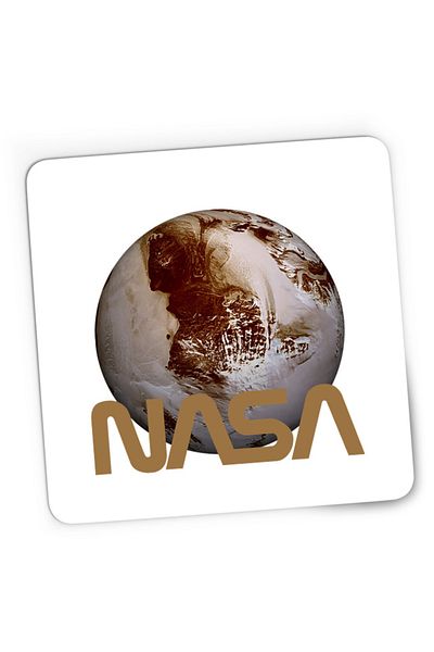 OEM Mousepad Gaming NASA Logo Pluto Planet New Small Dwarf Exo, 21x19 см