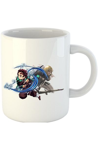 OEM Cana Claymore Demons Kimetsu No Yaiba Boruto, alba, 330 ml