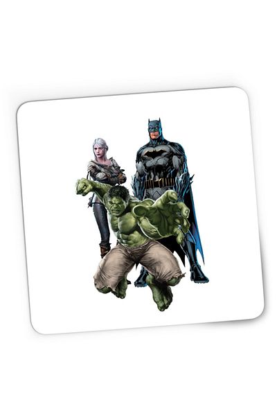 OEM Mousepad Gaming Hulk Batman Gerald Witcher Ciry, 21x19 см