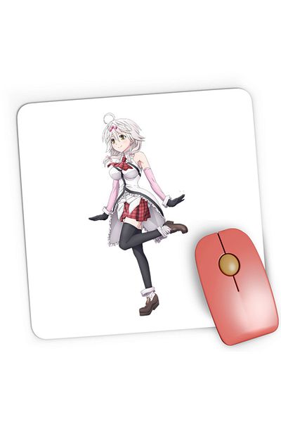 OEM Mousepad Gaming Trinity Seven Kurata Yui Heart Lovely Doki Waifu, 21x19 см