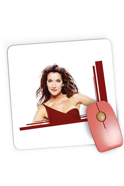 OEM Mousepad Gaming Celine Dion Voice Beautiful Lady Award, 21x19 см