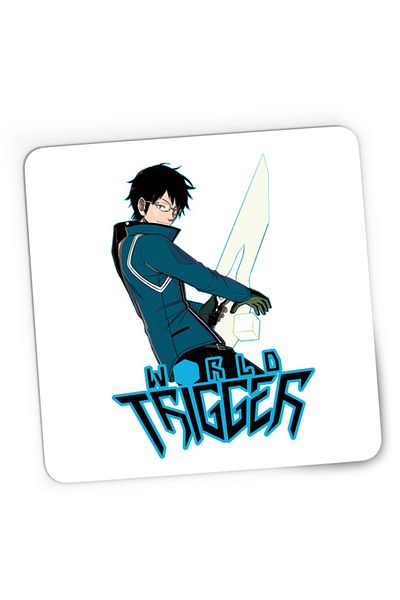 OEM Mousepad Gaming World Trigger Mikumo Osamu Sword Weeb, 21x19 cm