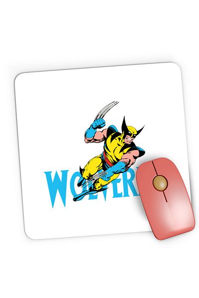 OEM Mousepad Gaming Wolverine Logo X-MEN Project Experiments Mad Mind, 21x19 см