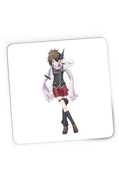 OEM Mousepad Gaming Trinity Seven Kazama Levi Ninja Magical Girl Student, 21x19 см