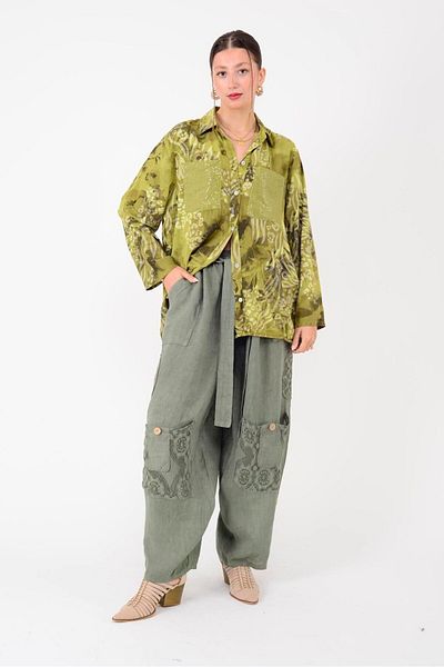 Park Moda 22007-5 CĂMĂȘĂ DETALIE CU PIELE MODEL AUTENTIC