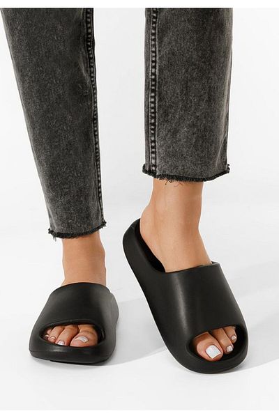 B T Shoes Jomya women's slippers, black