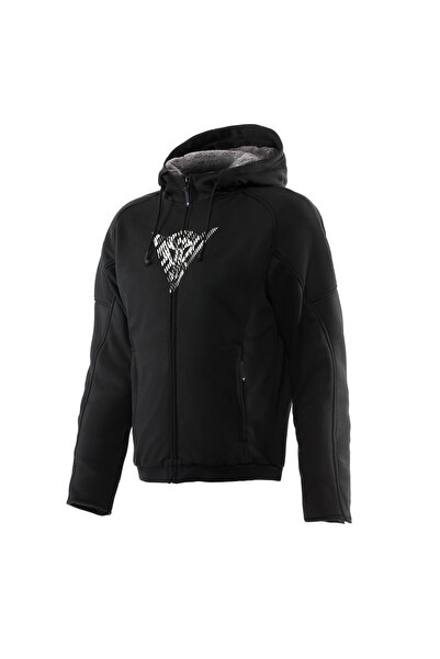 Dainese Bovısa Safety Hoodıe Full Zıp Black/whıte