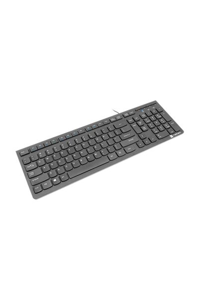 Dynatech Natec | Klawiatura | Discus 2 Slim | Standardowa | Przewodowa | USA | Czarna | USB 2.0 | 424 g
