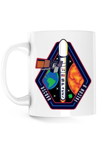 OEM Cana NASA Flacon Sun Mission Voyager Curiosity Discovery, alba, 330 ml