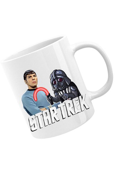 OEM Cana Star Trek Darth Vader Star Wars James T Kirk, alba, 330 ml
