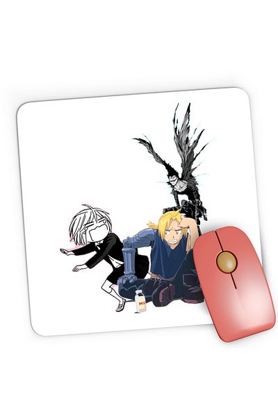 OEM Mousepad Gaming Oresama Teacher Kurosaki Mafuyu Death Note Ryuk, 21x19 см