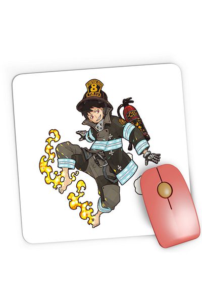 OEM Mousepad Gaming Fire Force Kusakabe Anime Kage Demons Otaku, 21x19 cm