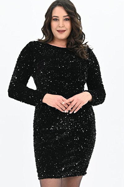 MissThetis Sırtı Bağlamalı Derin Yuvarlak Kesimli Önü Bisiklet Yaka Uzun Kol ...