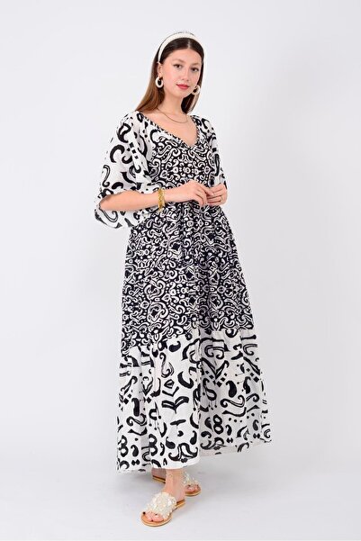 Park Moda AN10701 ROCHIE MARINĂ CU DECOLTEU ÎN V