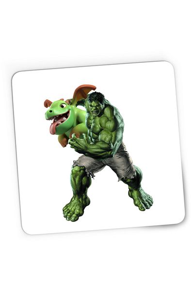 OEM Mousepad Gaming Hulk Clash Royale Strategy Game Dinosaur, 21x19 см