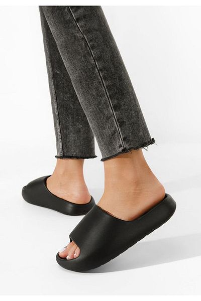 B T Shoes Jomya women's slippers, black