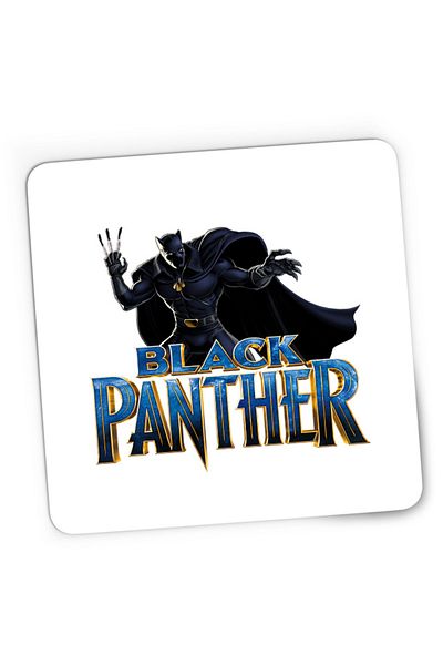 OEM Mousepad Gaming Black Panter Logo Marvel Superpower, 21x19 см