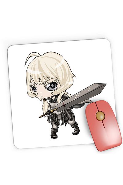 OEM Mousepad Gaming Claymore Teresa Otaku Webb, 21x19