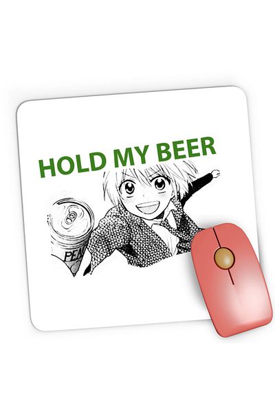 OEM Mousepad Gaming Oresama Teacher Kurosaki Beer Peach Student Highschool, 21x19 см