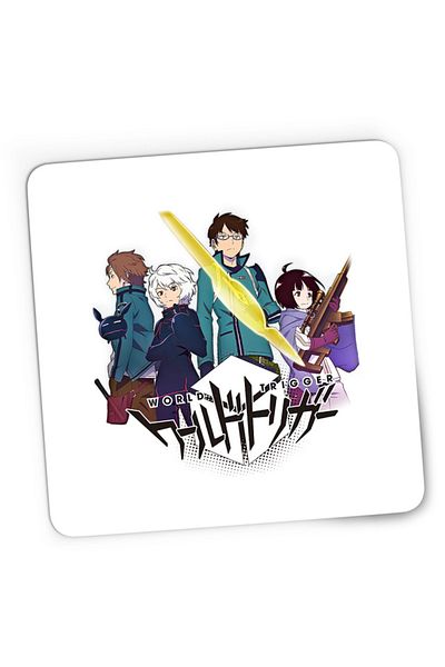 OEM Mousepad Gaming World Trigger Logo Anime Sci-fi Otaku Action Shounen, 21x19 см