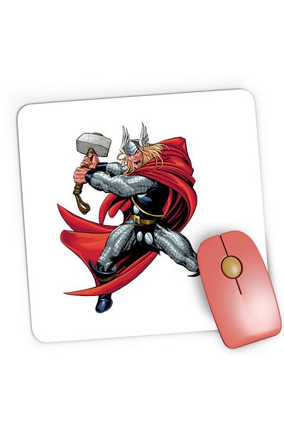 OEM Mousepad Gaming Thor Norse Mythology God Adventure Movie, 21x19 см